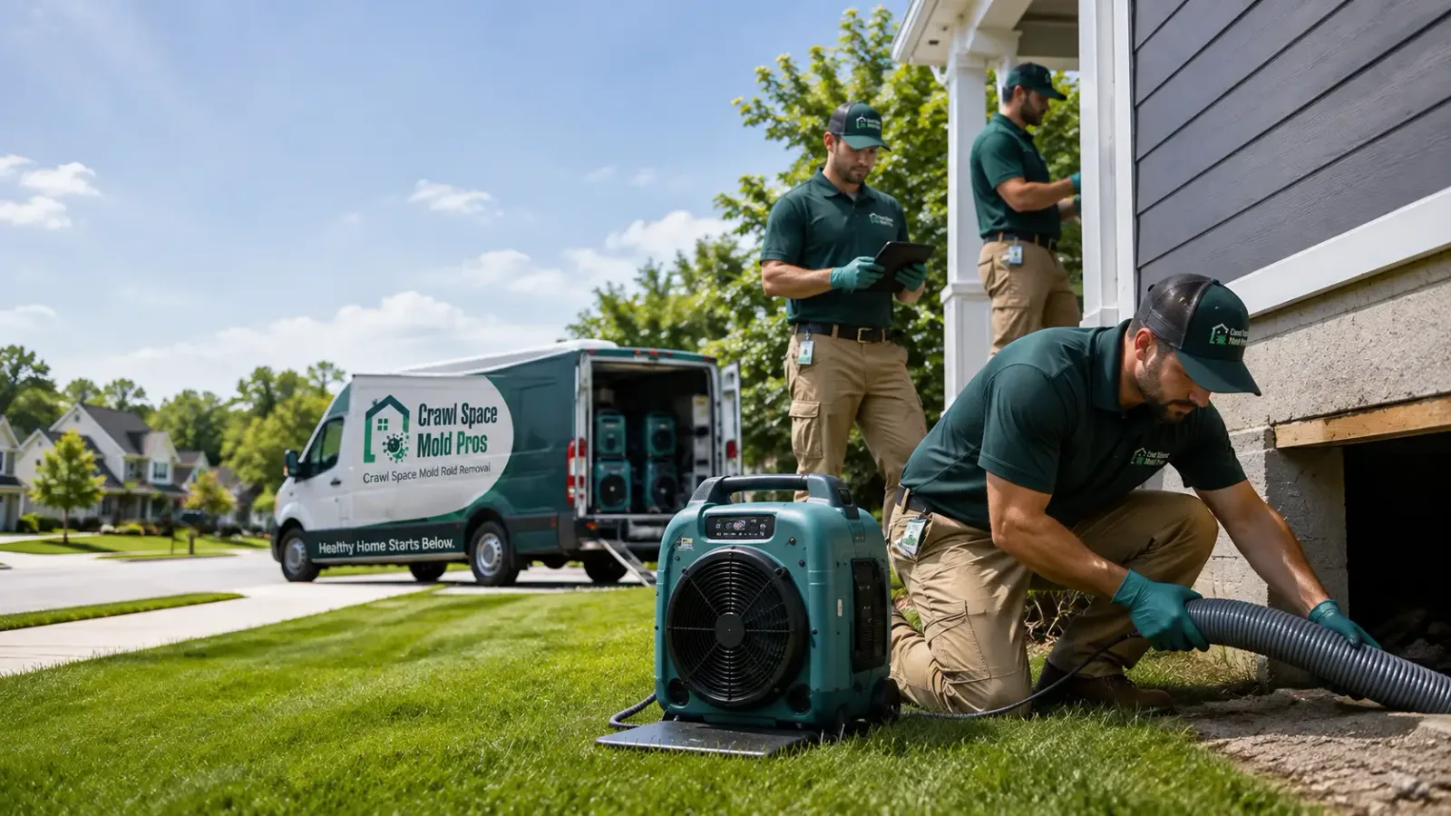Crawl Space Mold Removal in Mapleville, RI